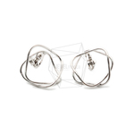 ERG-1502-R【2個入り】ラウンワイヤーライヤリング/ネジバネ,Double round wire Non