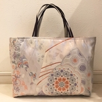 正絹　帯　リメイク ハンドメイド　トートバッグ　257