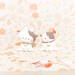 【干支の置物❁丑年】ももちーうさぎとうし(数量限定・受注販売)