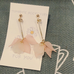 〜ゆれる桜の花びらイヤリング〜