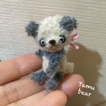ミニチュア モールアート テディベア パンダ モールベア**Tamu bear
