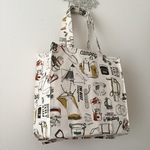 楽しいキャンプのエコバッグ、キャンピングテーマタイト・アンド・タイディ・トートバッグ; Camping Fun Tight ‘n’ Tidy Tote Bag, Eco bag