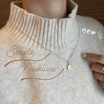 イニシャル シンプル ネックレス〖 A~M 〗⸜ ♡150 𝕋𝕙𝕒𝕟𝕜 𝕪𝕠𝕦 ⸝
