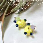 【樹脂粘土】こんぺいとうと　うみうしの耳飾り