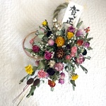 お花がいっぱい可愛い洋風正月飾り(1)