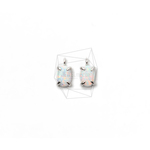 PDT-2370-R【2個入り】オパールペンダント ,Synthetic opal Pendant