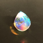 #40 ダイクロガラスオブジェ-空色たまご