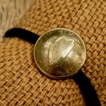 ＃H168  Ireland Coin Hair Elastic