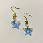 星型スワロフスキー★ピアス／イヤリング
