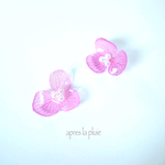 pierce/earring...雨のあと...カシス/apres la pluie
