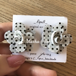 ドットフラワーアクセサリー