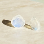 天然石0126　ブルームーンストーン(2個入り)