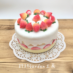 🍓苺ケーキ(小物入れ)  染15