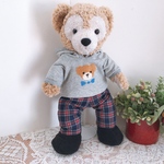 ダッフィー　　コスチューム  羊毛クマつきグレーパーカーセット　コスチューム　服