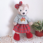 シェリーメイ　羊毛クマつきグレーパーカーセット　コスチューム　服