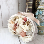 【ブッダナッツ　アレンジメント 】アンティーク　シャビー   シック　ほんのりピンク