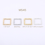 M545-1  30個  フレームチャーム スクエア 20×20mm  3×【10ヶ】