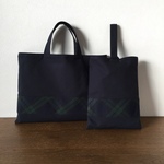 あちや様専用　シンプルなレッスンバッグとシューズバッグ セット (濃厚チェック)