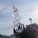 -𝚜𝚊𝚕𝚎-📣    クリア　サークル　ピアス　イヤリング　⚪️