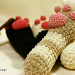 【猫のおもちゃ】受注生産・肉球けりぐるみ　【またたび】