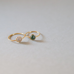 glass ring/18KGP