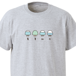 富士山【アッシュ】ekot Tシャツ <イラスト：かやぬゆみ @kayanuyumi >