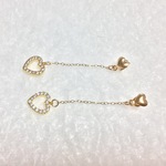 ☆14kgf☆ハートとハートのピアス