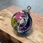 IORI resin 宇宙玉レジン〜クリスタル　レジンネックレス
