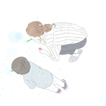 線画イラスト（カラー）