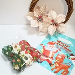 手作りお手玉★クリスマス柄   8個入り