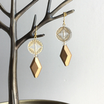 透明と金 ○◇ピアス