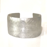シルバーバングル「curb」original Matt  Ironware