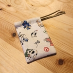 よろず和柄（猫）巾着袋【お守り服、薬袋、匂い袋、持ち塩】