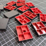 送料無料!アウトレット8個入り【90】ミニチュア  お重箱 お弁当箱 おせち料理容器【90】