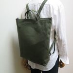 tomon55様オーダー品☆倉敷帆布リュックサック☆khaki green
