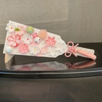 ちりめん羽子板（うさぎちゃん）