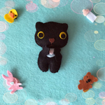 猫の赤ちゃんのマスコット
