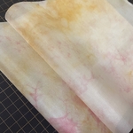 ❾糊あり8匁羽二重いわさきさんムラ染め単品