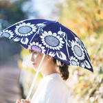 浴衣リメイク折りたたみ日傘 向日葵