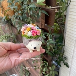  《新作》＊.・.＊。ハリネズミ🦔フラワーポット＊。・＊