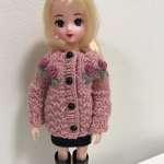 リカちゃんニットセーター手編み