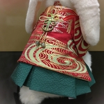 [Collection:シリーズ「華」]うさぎの紅流水文ハーネス               