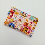 はいから横町 お菓子缶柄 ピンク ミニフラットポーチ