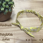 ☆ ふんわりヘアバンド baby  イエローのお花☆