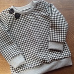 期間限定！送料無料)キッズプルオーバー ♥千鳥格子♥ツイードプルオーバー 子供服 100センチ 