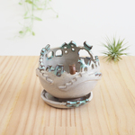 猫の棲む星降る街・PB551・S　プランターボール　(植物なし）