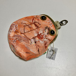 カエル　金襴古布　ケロフック♡平安ピンク♡