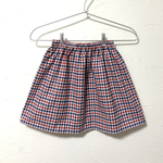起毛チェックスカート☆トリコロール