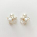 EARRING:「Mushroom」 秋の泡