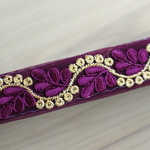 インド刺繍リボンᢂ インド刺繍/インドリボン/刺繍リボン/刺繍/リボン/シルクリボン/シルク/トリム/ブレード/ジャガード/ジャガードリボン/チロリアンテープ/レース/チュール/インド/チュールレース